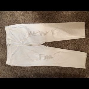 a.n.a White ripped jeans